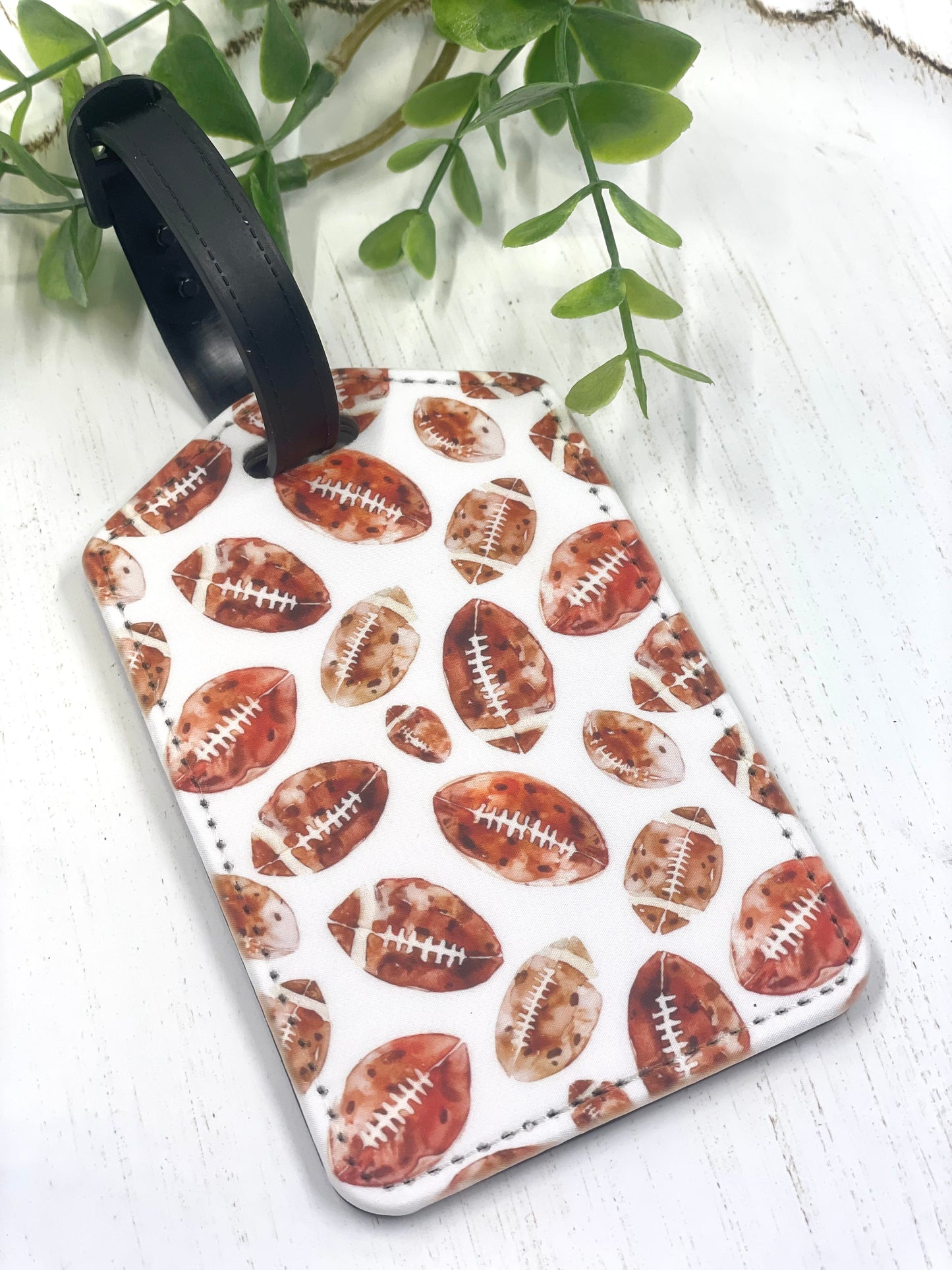 Football Luggage Tag