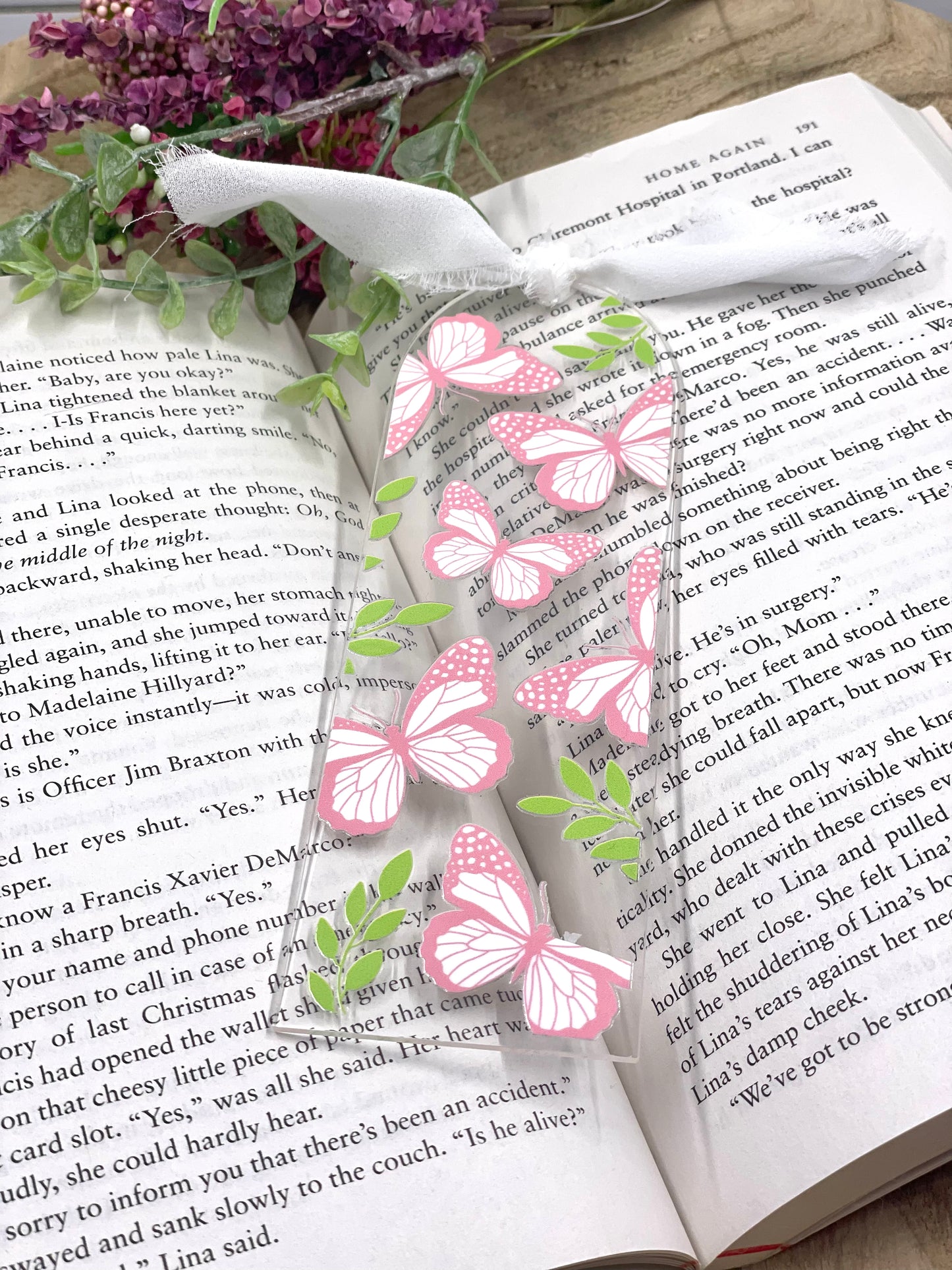 Butterfly Garden Bookmark