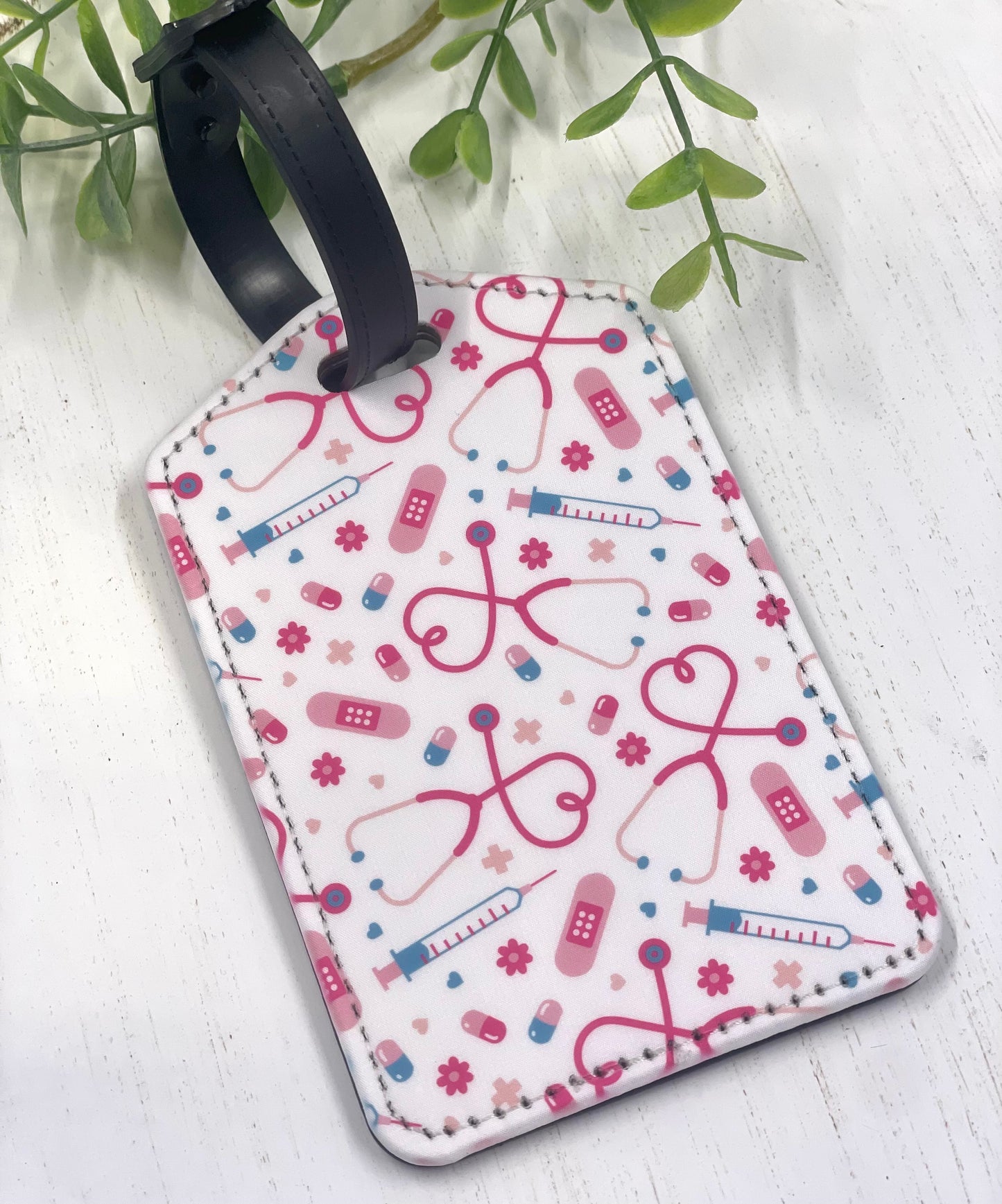 Nurse Luggage Tag