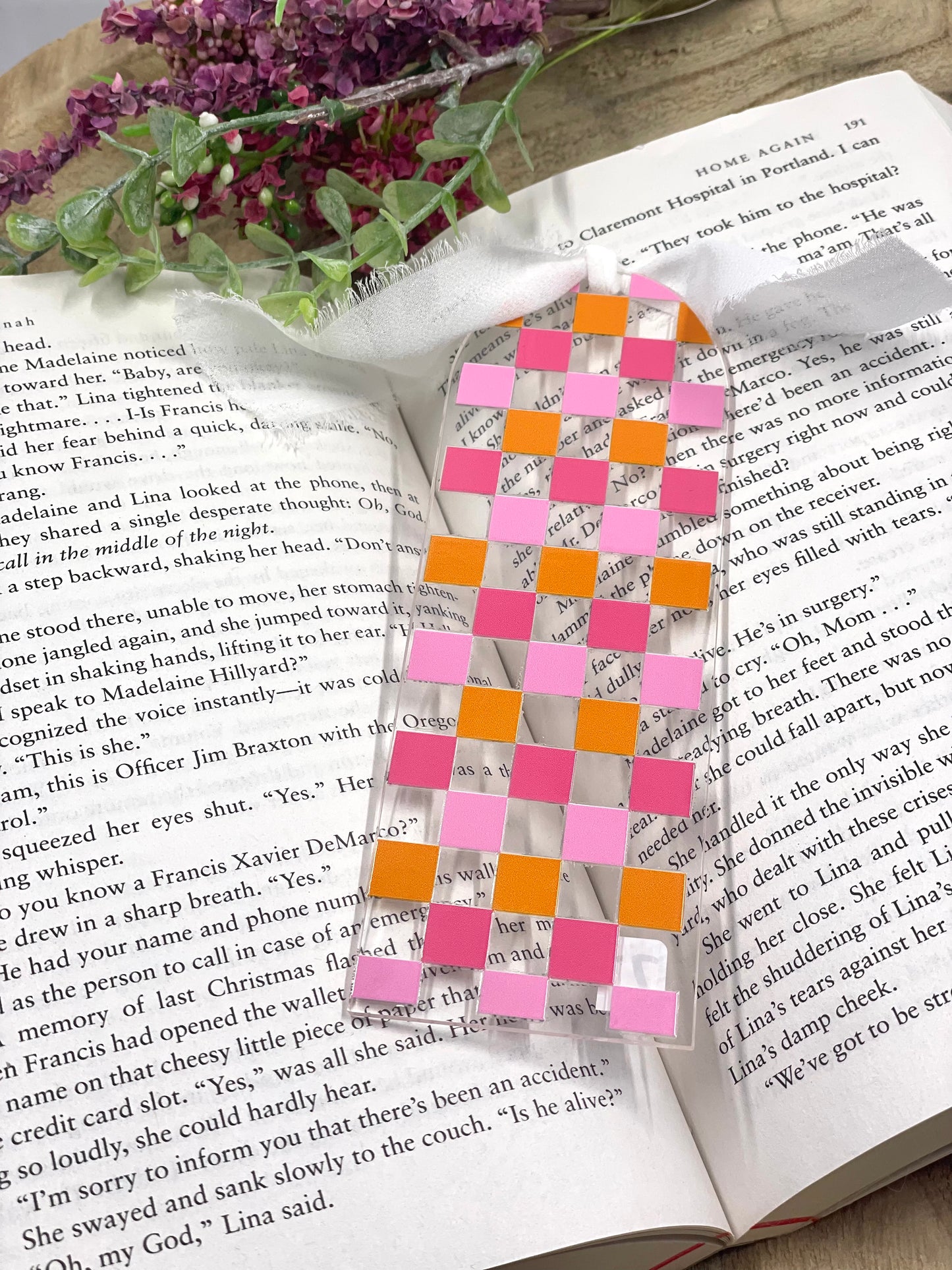 Checkered Love Bookmark