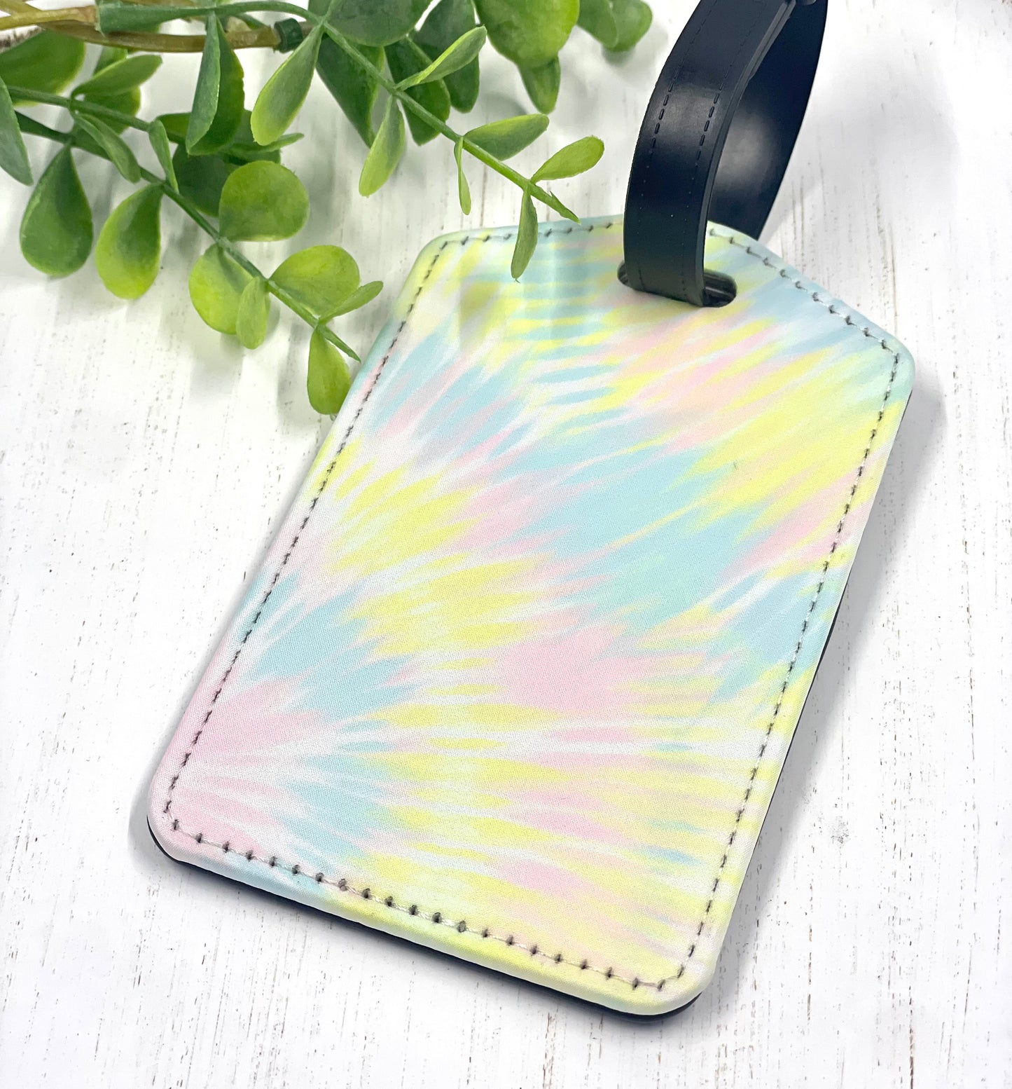 Tie Dye Luggage Tag