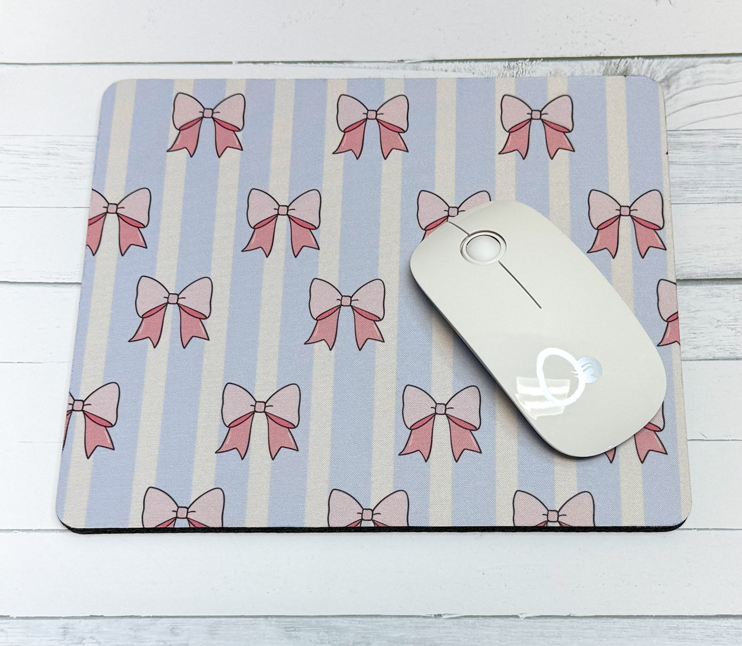 Bows Mouspad - Blue Stripe